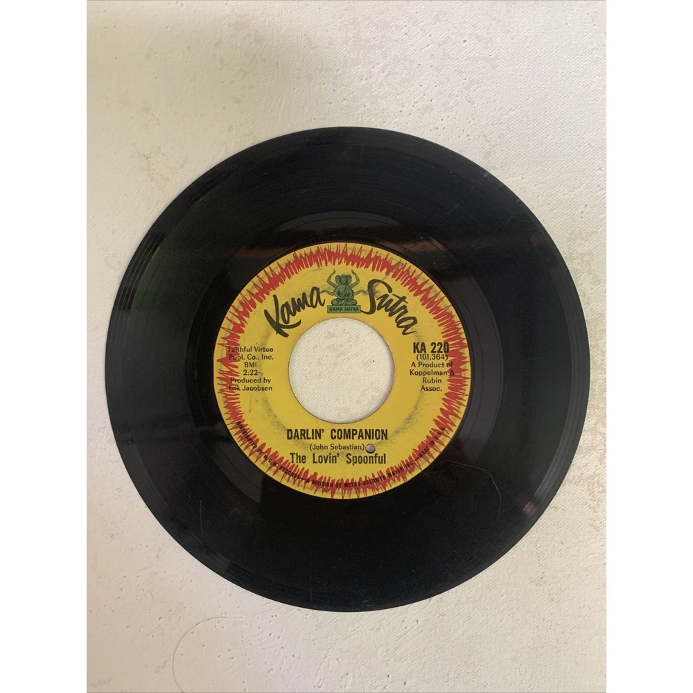 1967 The Lovin' Spoonful Darling Be Home Soon / Darlin' Companion KAMA SUTRA VG